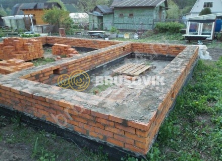 Дом 9,4х9,5 из профилированного бруса 145х195 мм