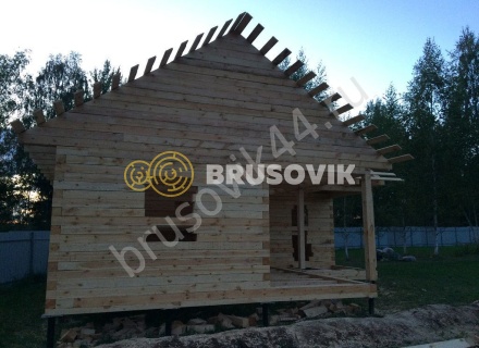 Строительство жилого дома из бруса