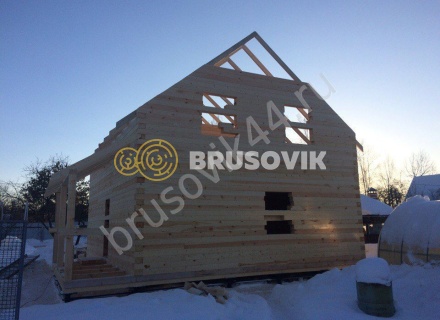 Строительство брусового дома