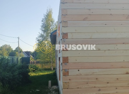 Пристройка к дому из профилированного бруса 145х145мм по индивидуальному проекту в д. Бакланово, Клинский р-н., Московская обл