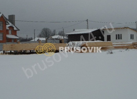 Дом по проекту № 41 из проф. бруса 145х195 мм