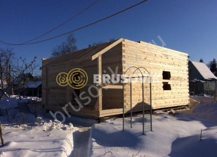 Строительство брусового дома