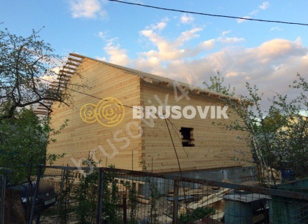 Возведение дома из бруса