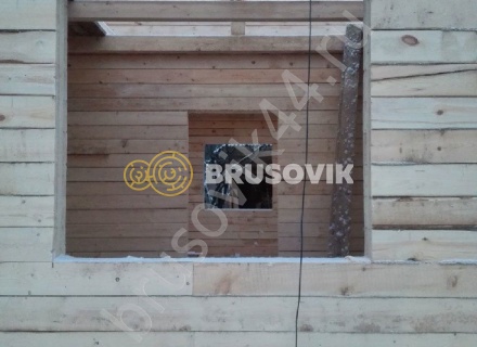 Дом по проекту заказчика из обрезного бруса