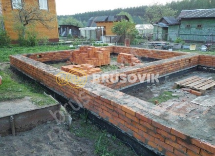 Дом 9,4х9,5 из профилированного бруса 145х195 мм