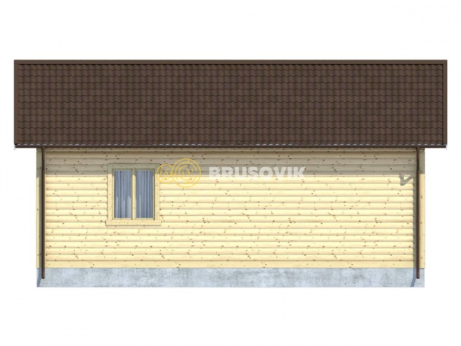 Проект №87 дома из бруса 6х9