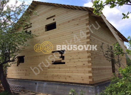 Возведение дома из бруса