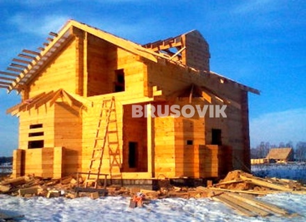 Дом 8х11 м из профилированного бруса 145х195 мм, Проект № 7, во Владимирской области