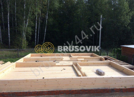 Брусовой дом для заказчика