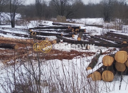 Баня 6х9 м в полтора этажа из строганного бревна ручной рубки в д. Никитское, городской округ Истра, Московская область