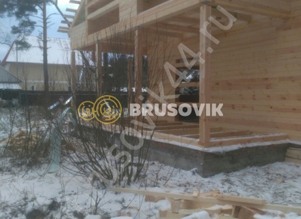 Дом 10х11 из профилированного бруса 145х195 мм