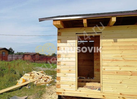 Баня из профилированного бруса 145х145 мм