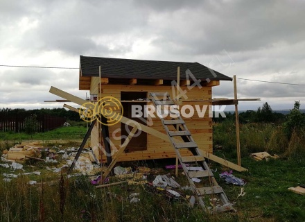 Баня из профилированного бруса 145х145 мм