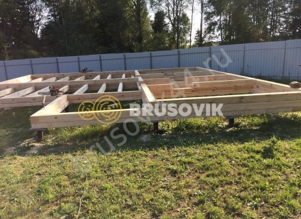 Строительство жилого дома из бруса