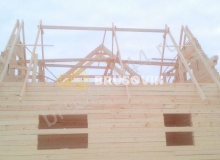 Дом из бруса 150х150 мм. по проекту № 5