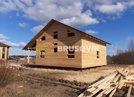 Дом из бруса, Ярославская область, Угличский р-н, п. Зеленая роща