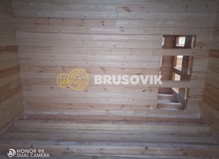 Дом 9х12м из профилированного бруса 145х145 мм в д. Мытишино, Угранский район, Смоленская область