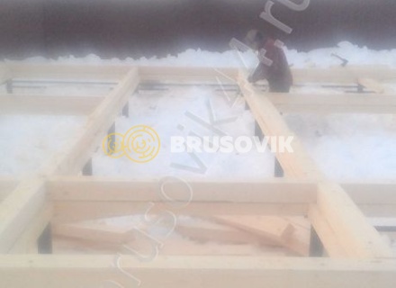 Дом из бруса 150х150 мм. по проекту № 5