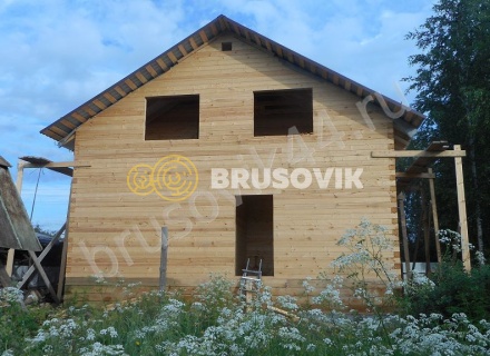 Деревянный брусовой дом