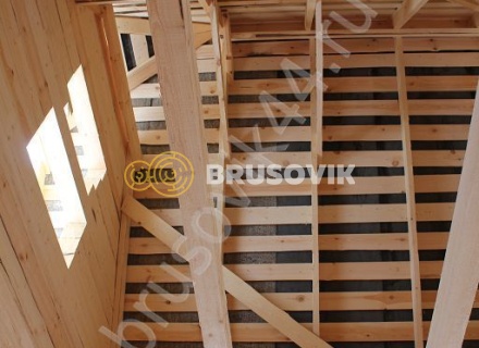 Дом из бруса 150х150 мм. по проекту № 5