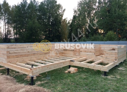 Строительство жилого дома из бруса