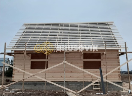 Дом 8х9 м из профилированного бруса по проекту № 21 в д. Соболево, городской округ Ликино-Дулёво, МО