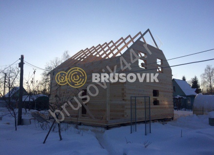 Строительство брусового дома
