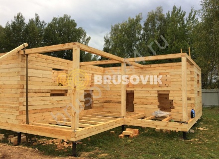Строительство жилого дома из бруса