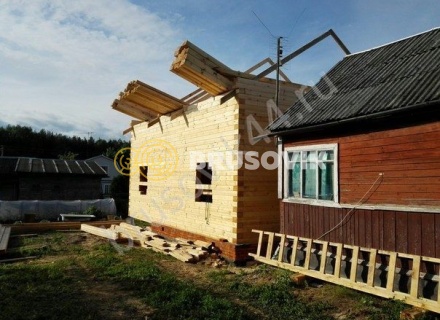 Дом 9,4х9,5 из профилированного бруса 145х195 мм