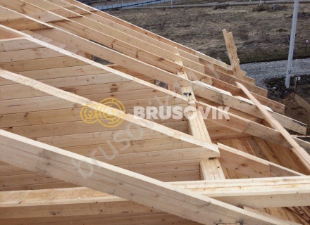 Дом из бруса по проекту № 6