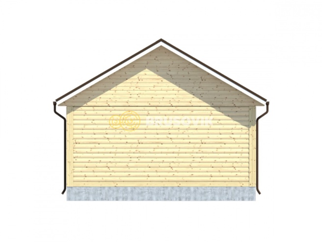 Проект №86 дома из бруса 6х8