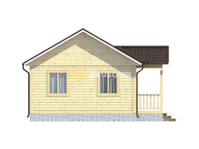 Проект №92 дома из бруса 6х9