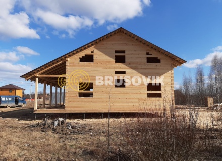 Дом из бруса, Ярославская область, Угличский р-н, п. Зеленая роща