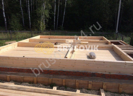 Брусовой дом для заказчика