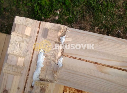 Дом 6х9 м из профилированного бруса 145х145 мм в деревне Соловачево, Ухоловский район, Рязанская область