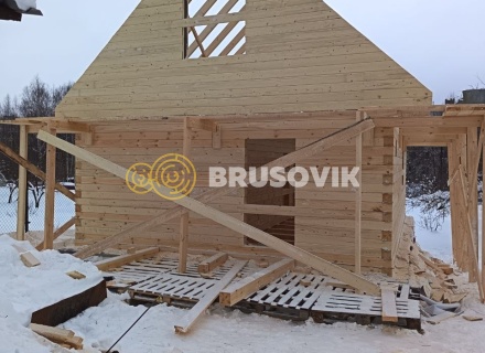 Баня 6х9 м. из профилированного бруса 145х145 мм. в г. Заволжье, Городецкий район, Нижегородская область