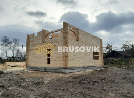 Два дома 8х10 м из профилированного бруса 195х145 мм, Ярославская область, г. Углич