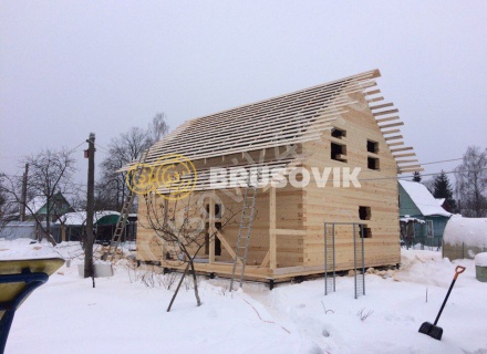 Строительство брусового дома