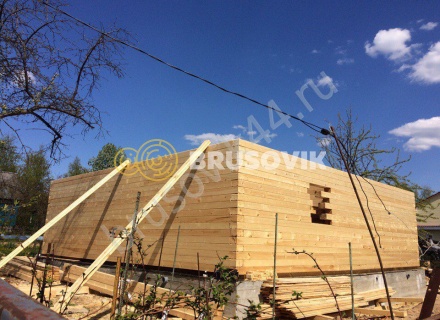 Возведение дома из бруса