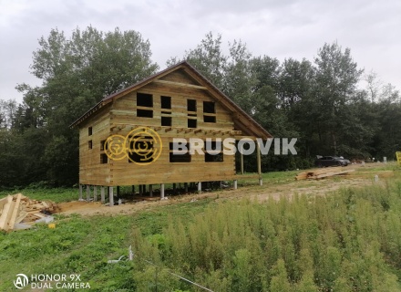 Дом 8,5х9м с террасой 2х6м из обрезного бруса 150х150мм обработанный антисептиком в д. Давыдково, Истринский район, Московская область