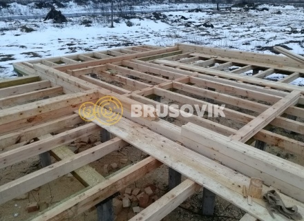 Дом 9х9 из профилированного бруса 145х195 мм, Костромская область, поселок Зарубино