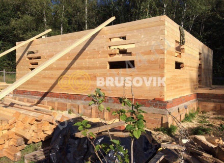Брусовой дом для заказчика