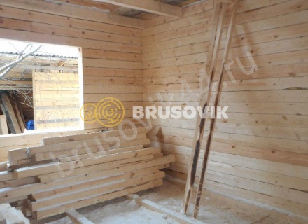 Дом по проекту заказчика из обрезного бруса