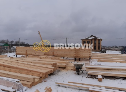 Дом из бруса, Ярославская область, Угличский р-н, п. Зеленая роща