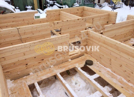 Строительство брусового дома