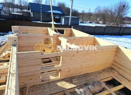 Дом 6х10м из профилированного бруса 145х145мм в д. Покровские Горки, Угличский район, Ярославская область