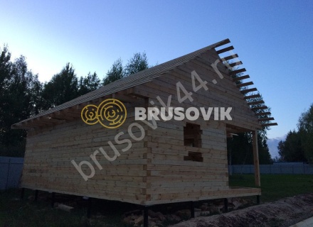 Строительство жилого дома из бруса