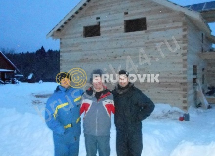 Дом по проекту № 41 из проф. бруса 145х195 мм