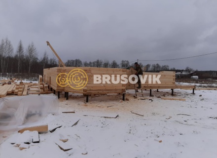 Дом из бруса, Ярославская область, Угличский р-н, п. Зеленая роща