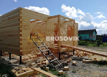 Дом из профилированного бруса 145х145 мм